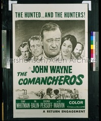 COMANCHEROS 1sh '61