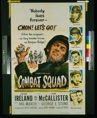 COMBAT SQUAD 1sh '53