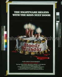 BLOODY BIRTHDAY 1sh '81