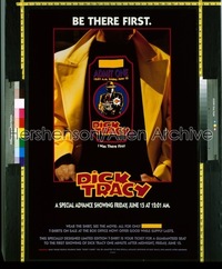 DICK TRACY ('90) 1sh '90