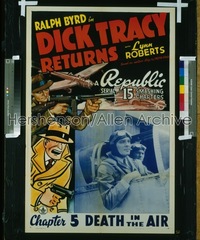 DICK TRACY RETURNS 1sh '38