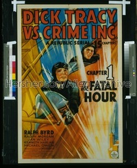 DICK TRACY VS. CRIME INC. 1sh '41