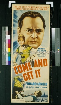 COME & GET IT ('36) insert '36