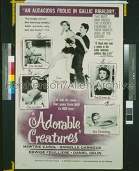 ADORABLE CREATURES 1sh '52