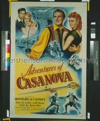 ADVENTURES OF CASANOVA 1sh '48