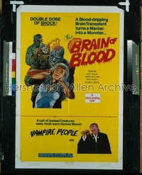 BRAIN OF BLOOD/BLOOD DRINKERS 1sh '71