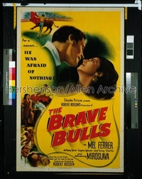 BRAVE BULLS 1sh '51