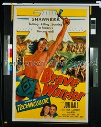 BRAVE WARRIOR 1sh '52