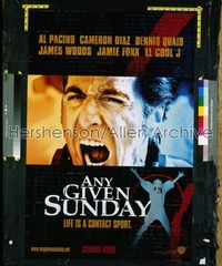 ANY GIVEN SUNDAY 1sh '99