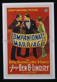 COMPANIONATE MARRIAGE 1sh '28