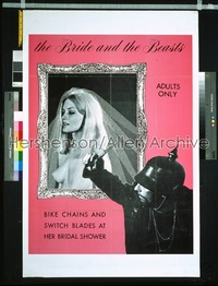 BRIDE & THE BEASTS 1sh '69