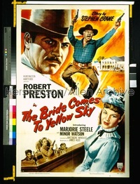 BRIDE COMES TO YELLOW SKY 1sh '52