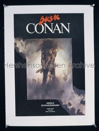 CONAN THE BARBARIAN ('82) Czech 23x33 '82