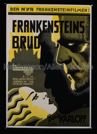 BRIDE OF FRANKENSTEIN Swedish '35