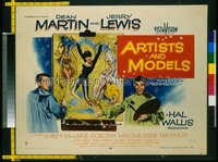 ARTISTS & MODELS ('55) style B 1/2sh '55