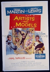 ARTISTS & MODELS ('55) 1sh '55