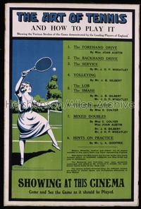 ART OF TENNIS & HOW TO PLAY IT 1sh '20