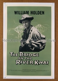 BRIDGE ON THE RIVER KWAI English 1sh '58