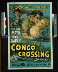 CONGO CROSSING 1sh '56