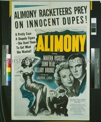 ALIMONY ('49) 1sh '49