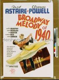 BROADWAY MELODY OF 1940 1sh '40