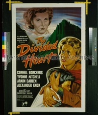 DIVIDED HEART English 1sh '55