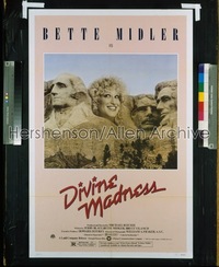 DIVINE MADNESS 1sh '80