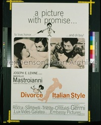 DIVORCE - ITALIAN STYLE 1sh '61