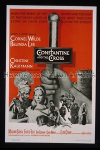 CONSTANTINE & THE CROSS 1sh '61