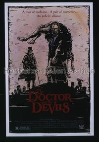 DOCTOR & THE DEVILS 1sh '85