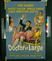 DOCTOR AT LARGE English 1sh '57