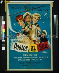 DOCTOR AT SEA 1sh '55