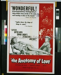 ANATOMY OF LOVE ('54) 1sh '54