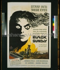 BLACK SUNDAY ('60) 1sh '60