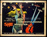 ASTOUNDING SHE MONSTER 1/2sh '58