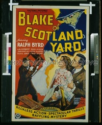 BLAKE OF SCOTLAND YARD ('37) 1sh '37