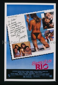 BLAME IT ON RIO 1sh '84