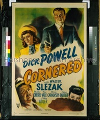 CORNERED ('46) 1sh '46