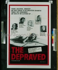 DEPRAVED ('71) 1sh '71