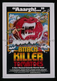 ATTACK OF THE KILLER TOMATOES 1sh '79