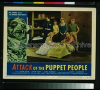 ATTACK OF THE PUPPET PEOPLE LC '58