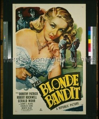 BLONDE BANDIT 1sh '49