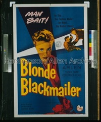 BLONDE BLACKMAILER 1sh '55