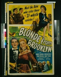 BLONDE FROM BROOKLYN 1sh '45