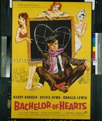 BACHELOR OF HEARTS English 1sh '58