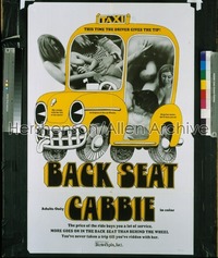 BACK SEAT CABBIE 1sh '69