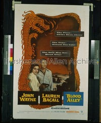 BLOOD ALLEY 1sh '55