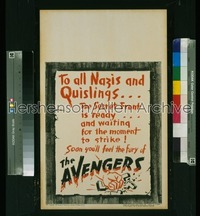 AVENGERS ('42) WC '42