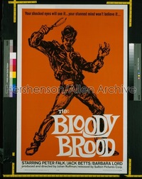 BLOODY BROOD 1sh '62