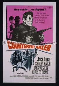 COUNTERFEIT KILLER 1sh '68